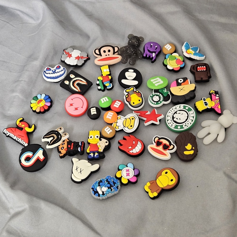 Croc‎ Charms Lot Shoe Accessories Approx. 40pcs Random Mix